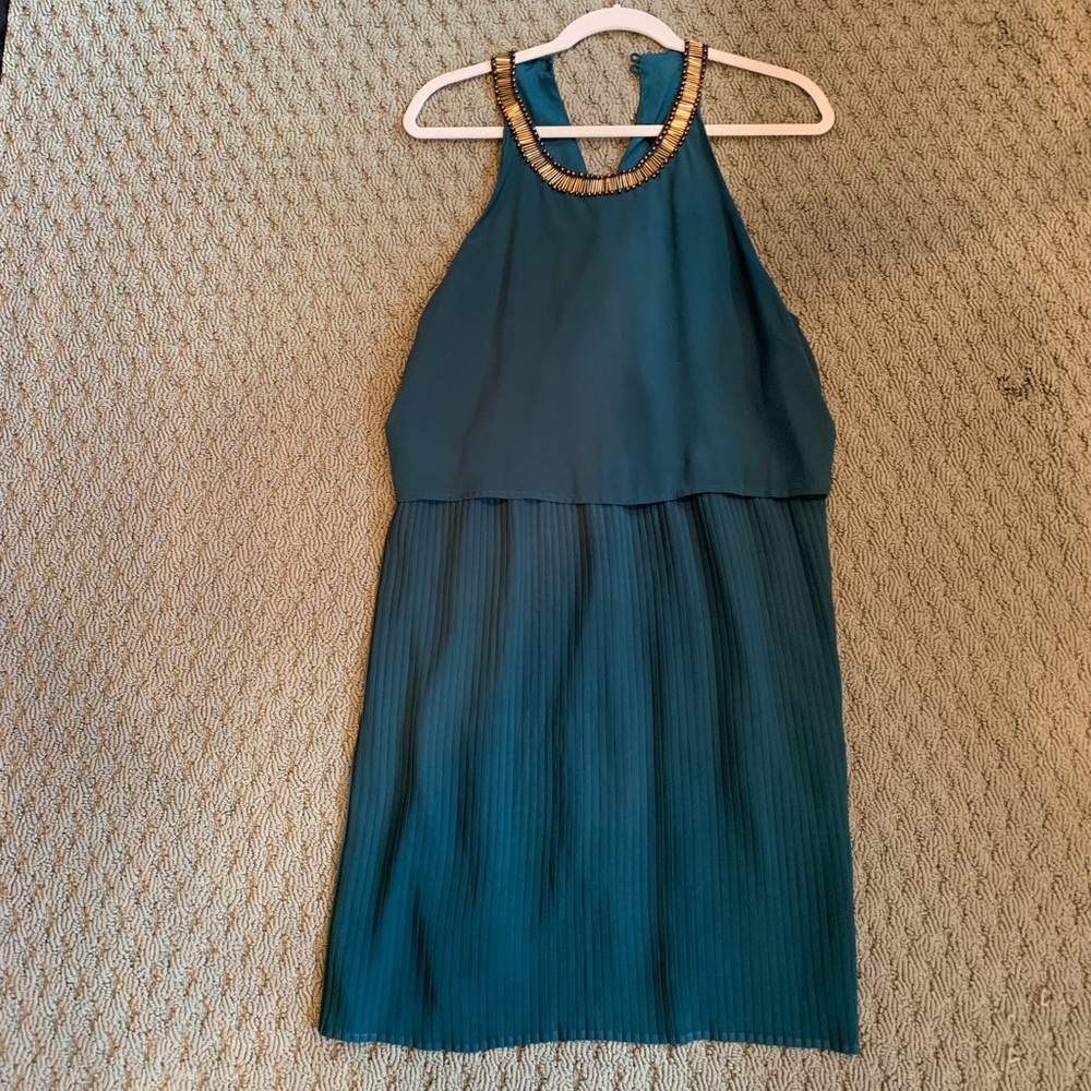 Forest green dress